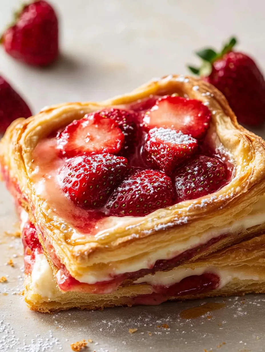 Easy Strawberry Danish