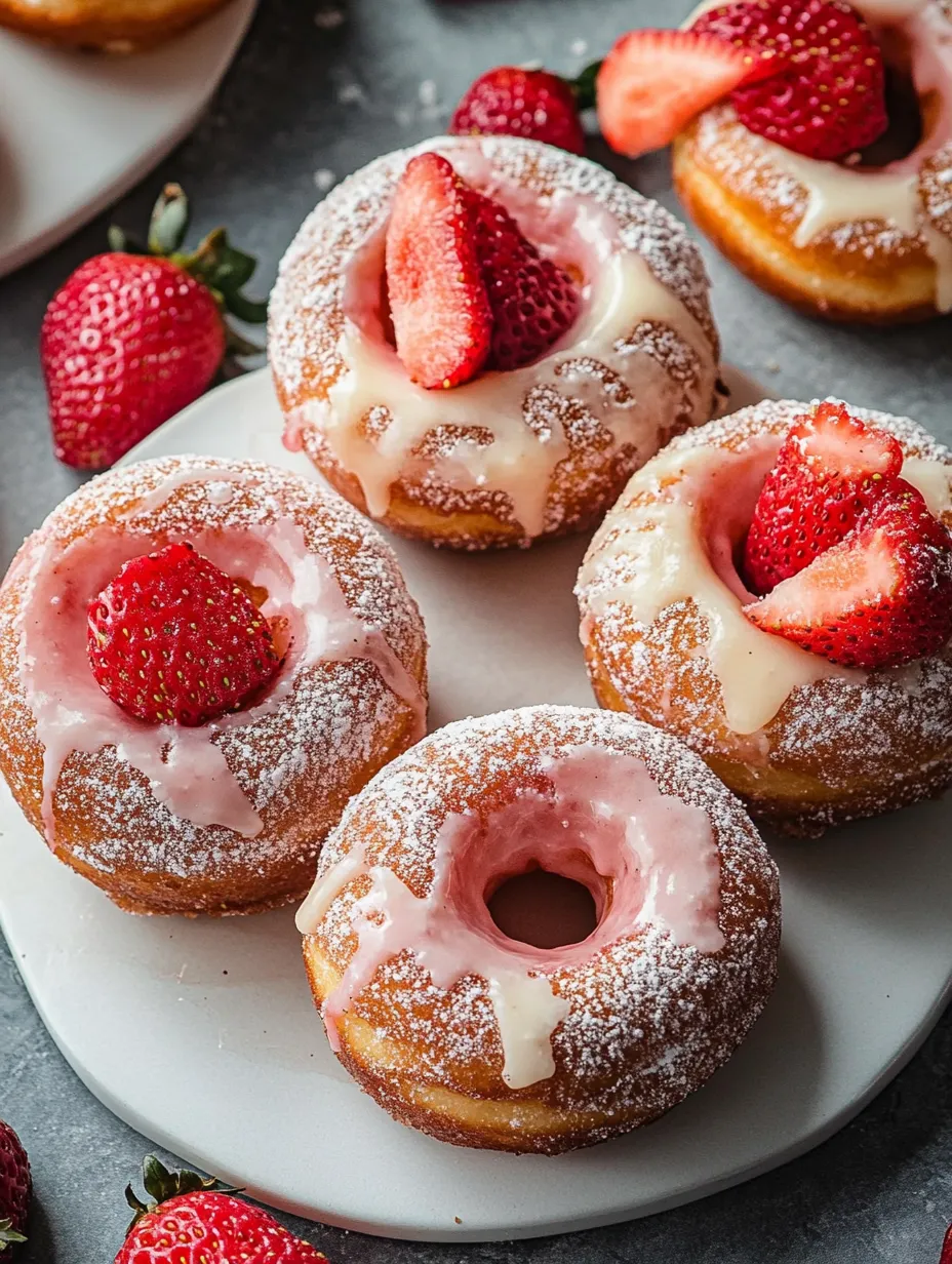 Easy Strawberry Vanilla Bean Cronut