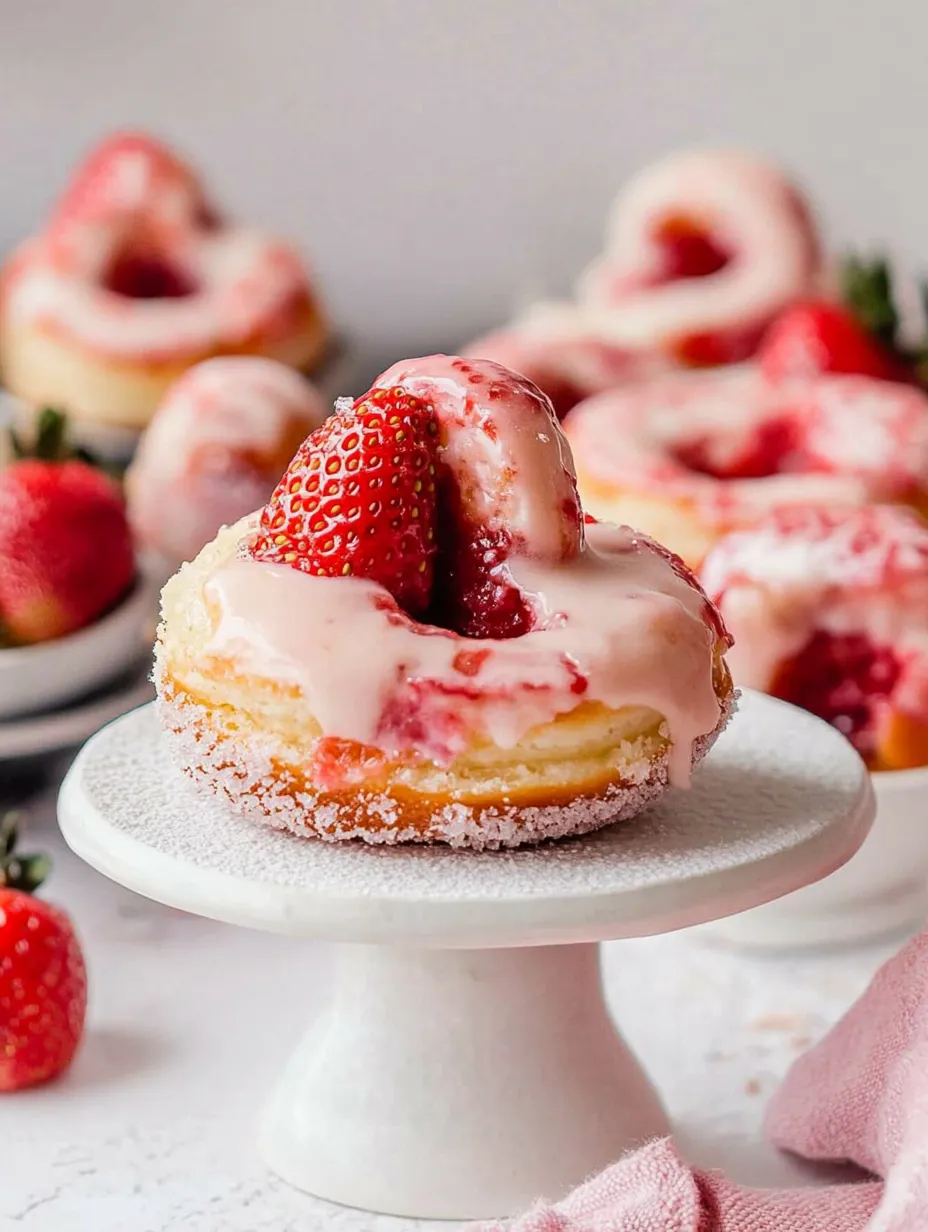 Strawberry Vanilla Bean Cronut Recipe