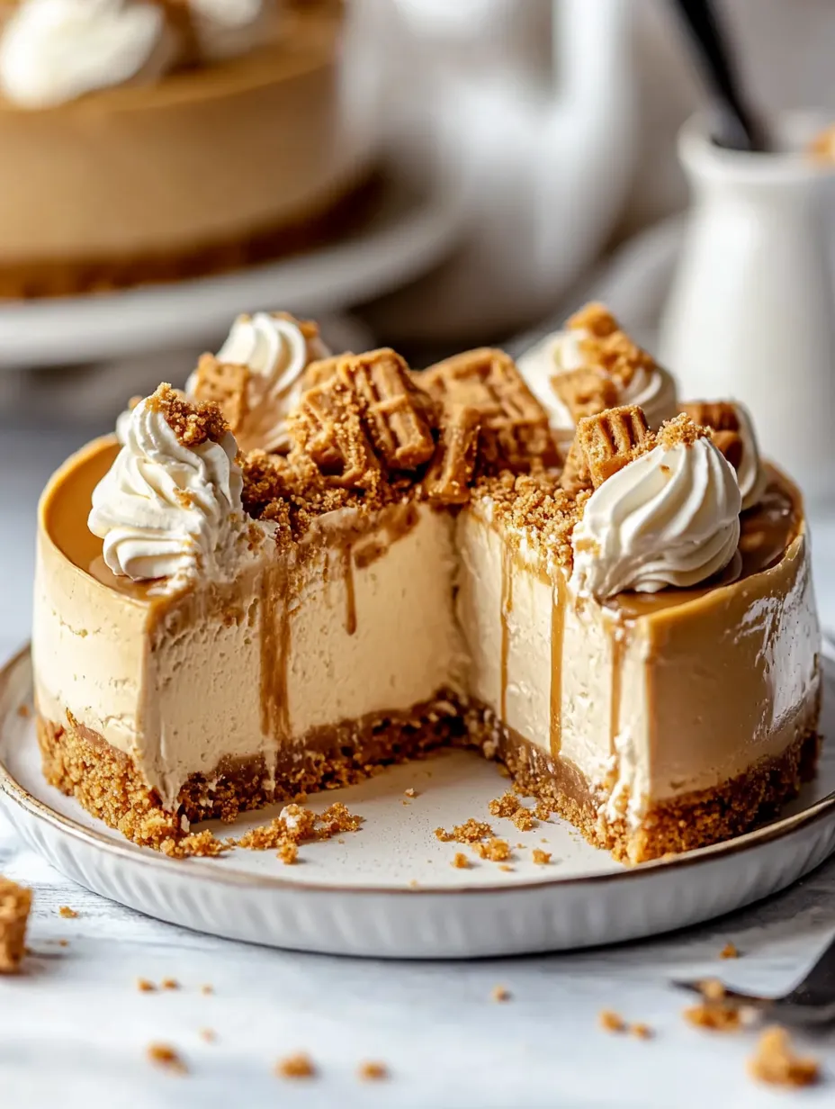 Easy Biscoff Cheesecake