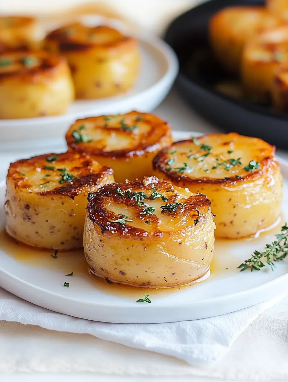 Garlic Butter Fondant Potatoes