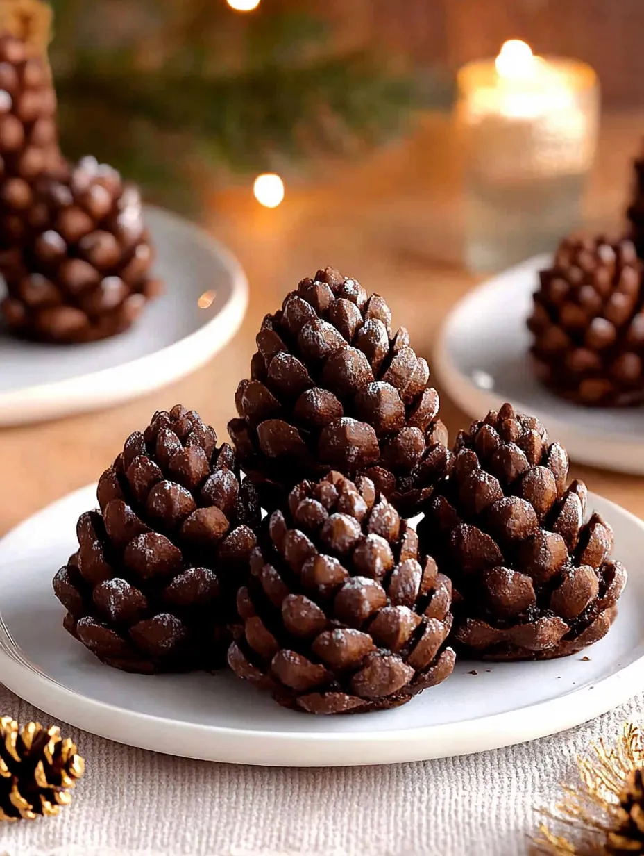 Easy Brownie Pinecones Recipe