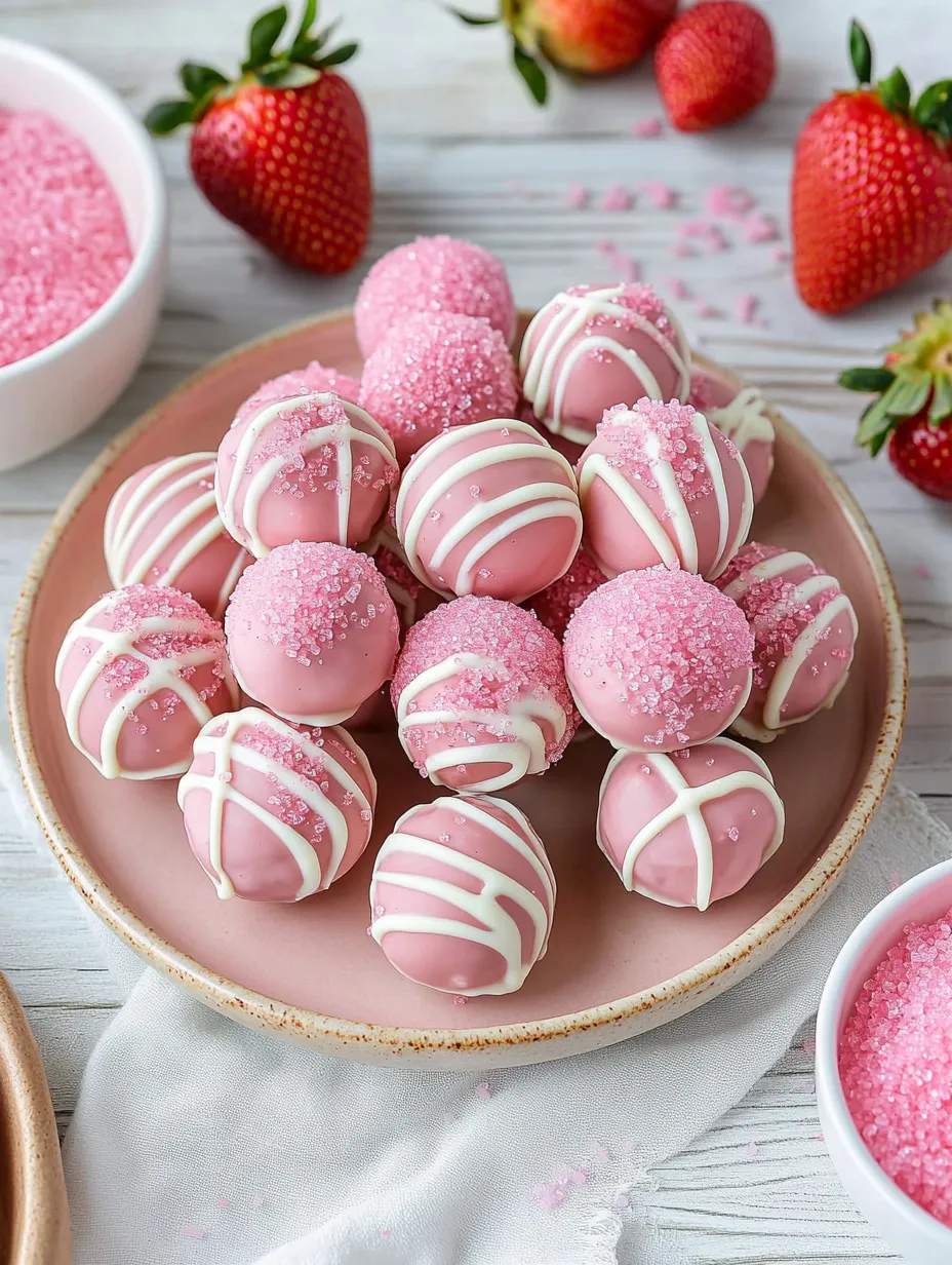 Easy No-Bake Strawberry Cheesecake Bites