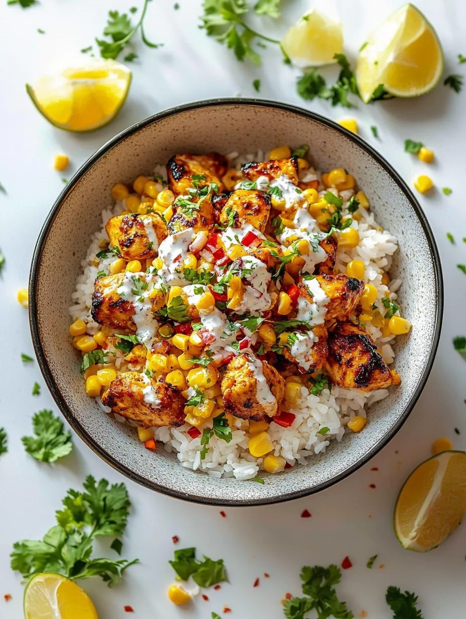 Easy Street Corn Chicken Rice Bowl