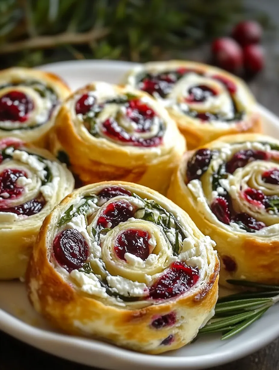 Cranberry Pinwheels Recipe