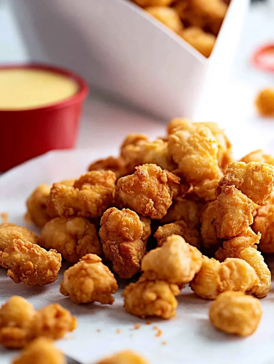 Crispy Homemade Popcorn Chicken