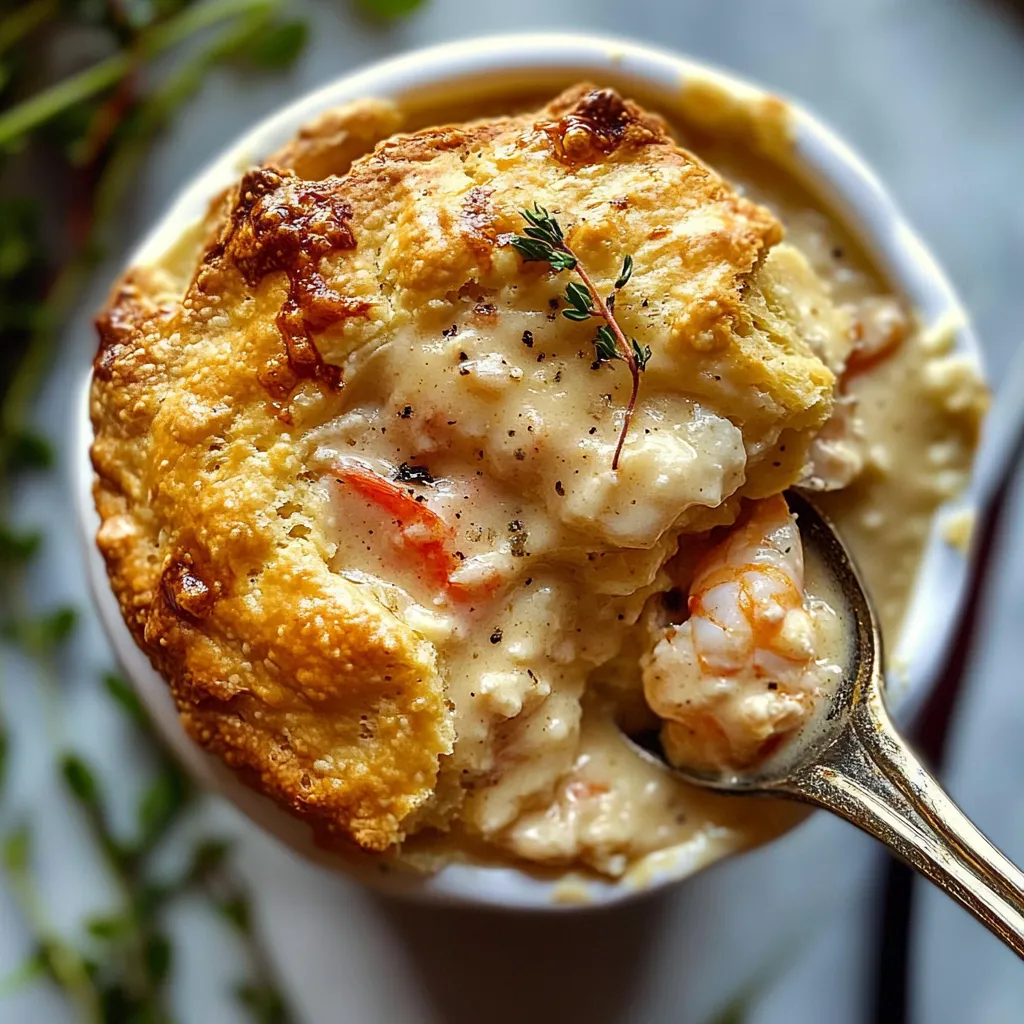 Cheddar Bay Biscuit Seafood Pot Pie Recipe