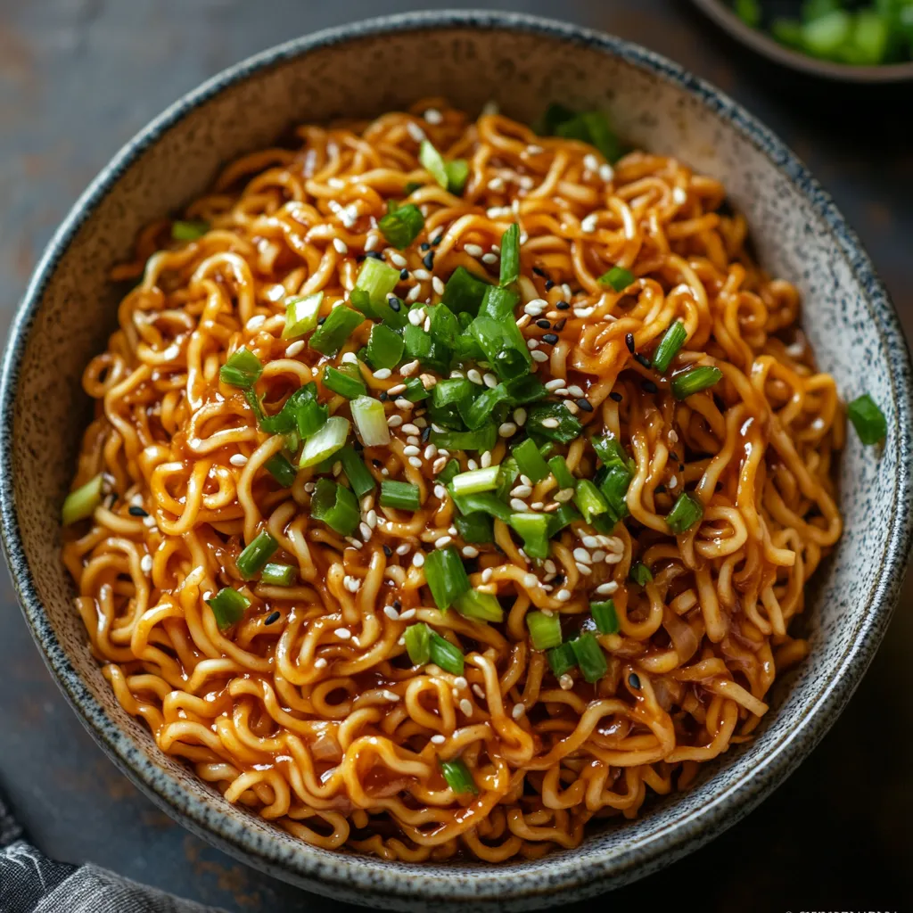 Easy Saucy Ramen Noodles (Vegan Recipe)