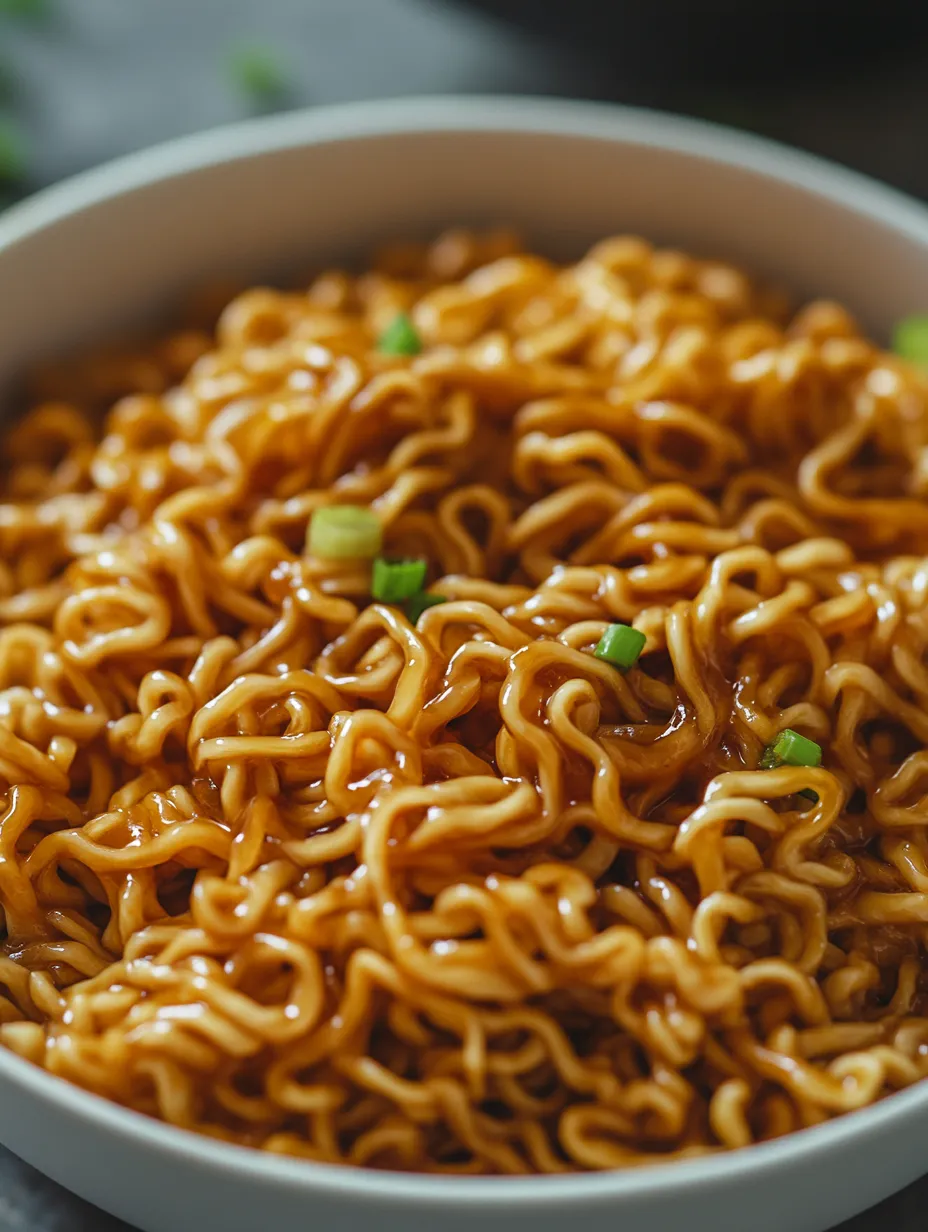 Easy Saucy Ramen Noodles Recipe