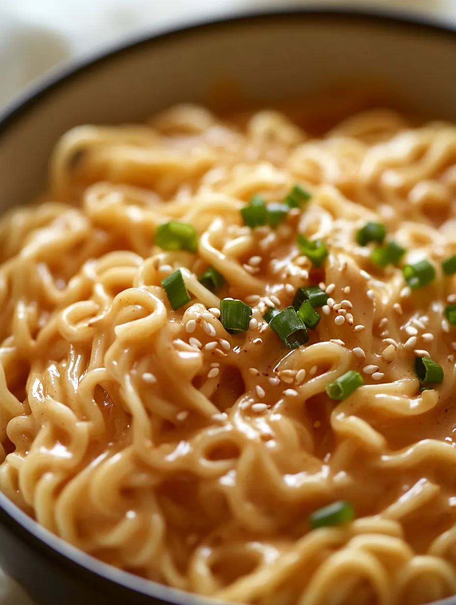 Easy Peanut Butter Ramen Noodles Recipe