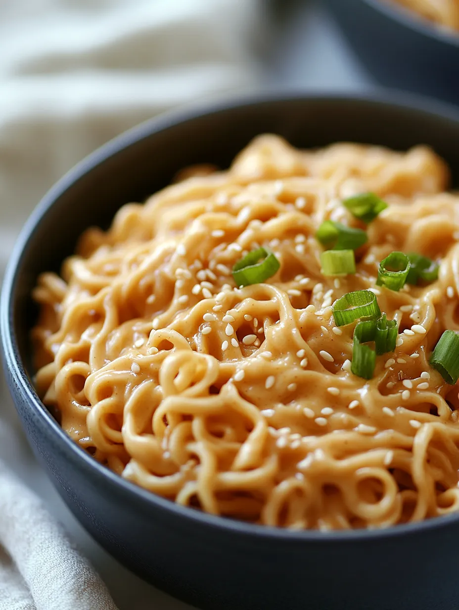 Peanut Butter Ramen Noodles Recipe