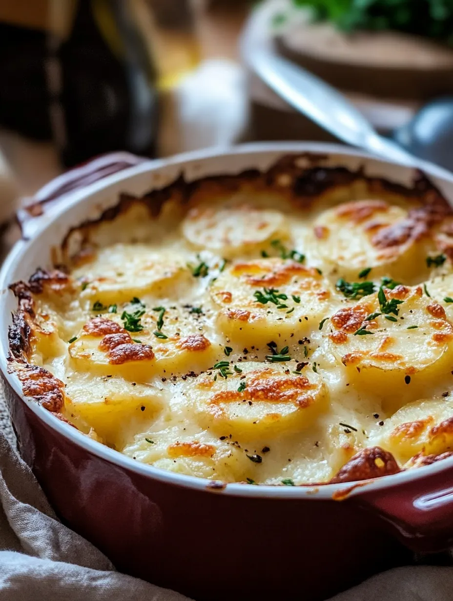 Copycat Ruth’s Chris Potatoes au Gratin