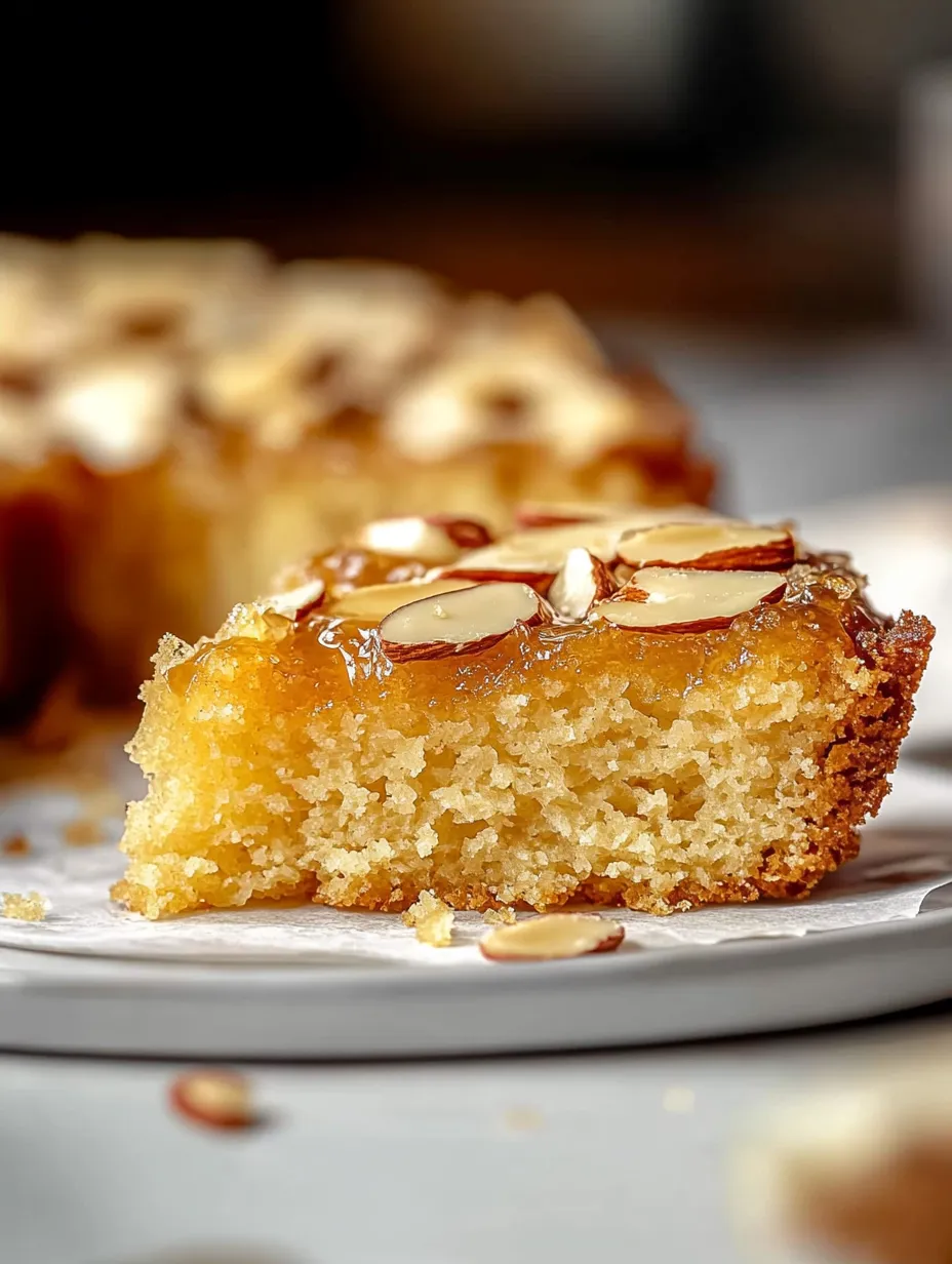 Soaked Honey Almond Cake