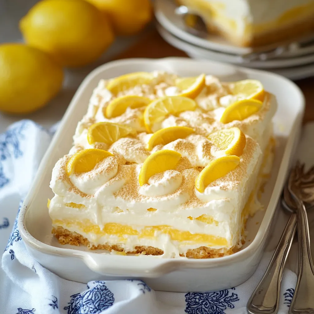 Easy Lemon Tiramisu Recipe