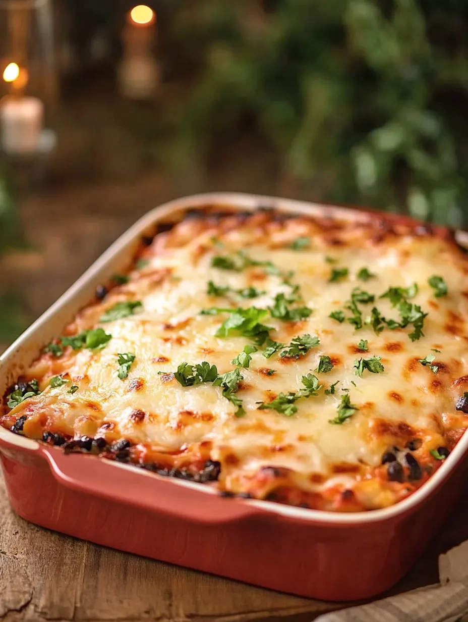 Easy Veggie Mexican Lasagna