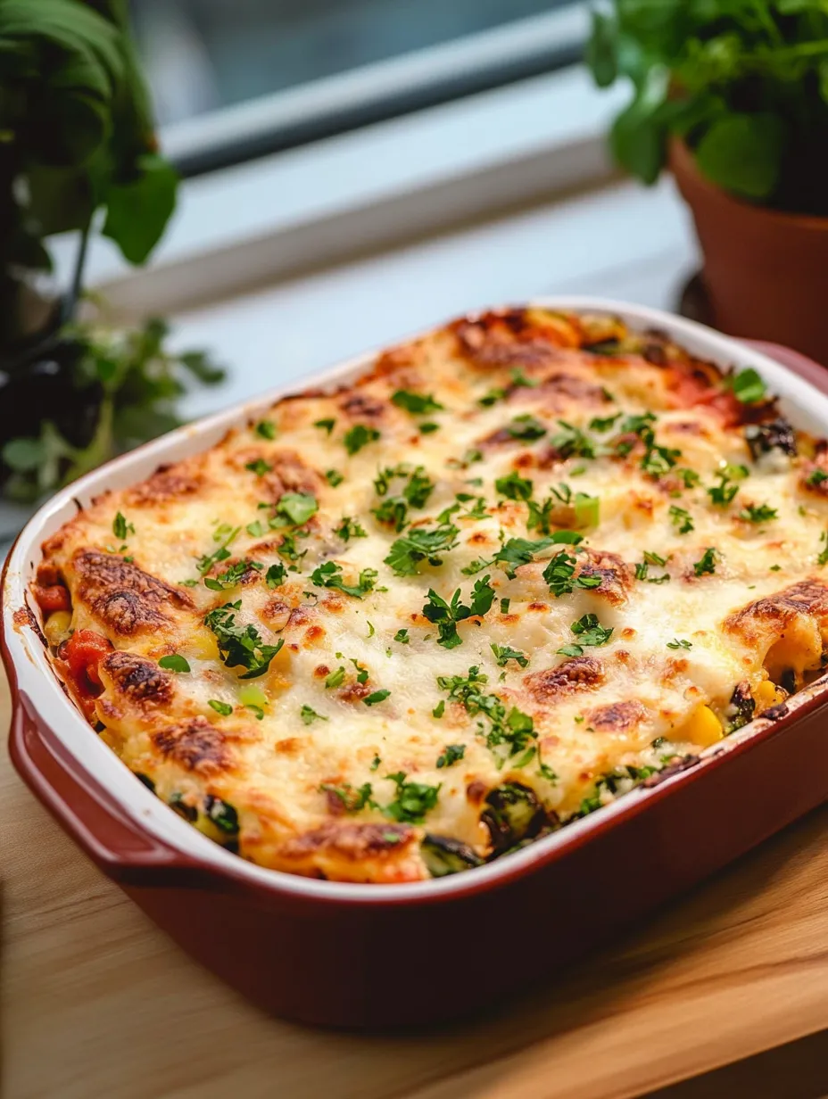 Veggie Mexican Lasagna