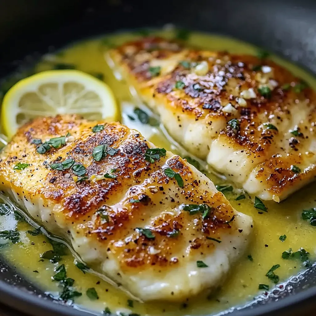Pan Fried Tilapia with Lemon Butter Sauce