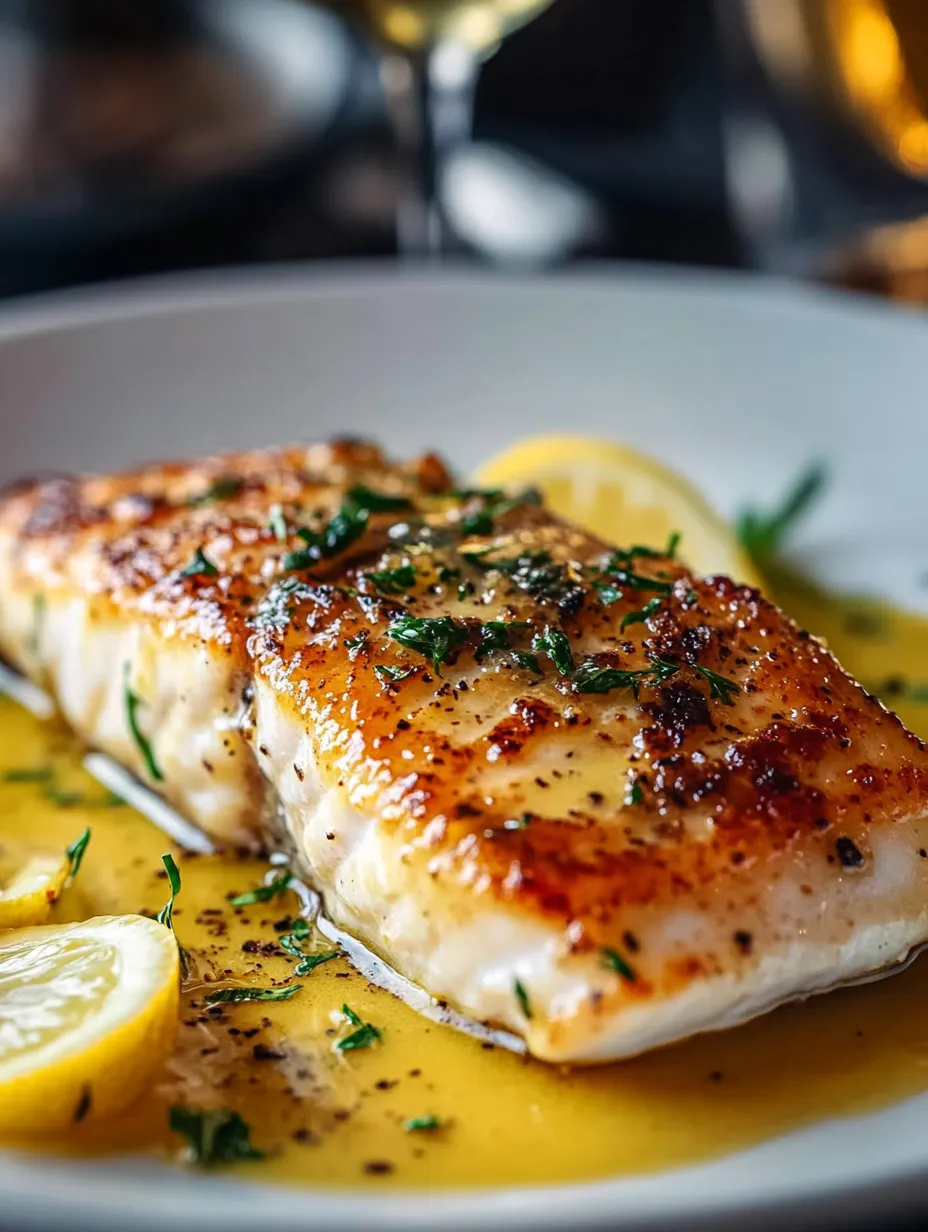 Easy Pan Fried Tilapia with Lemon Butter Sauce
