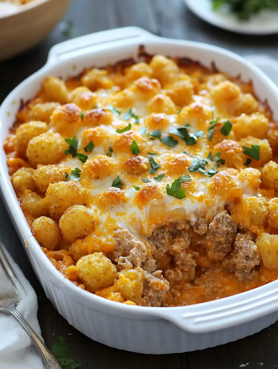 Cowboy Tater Tot Casserole