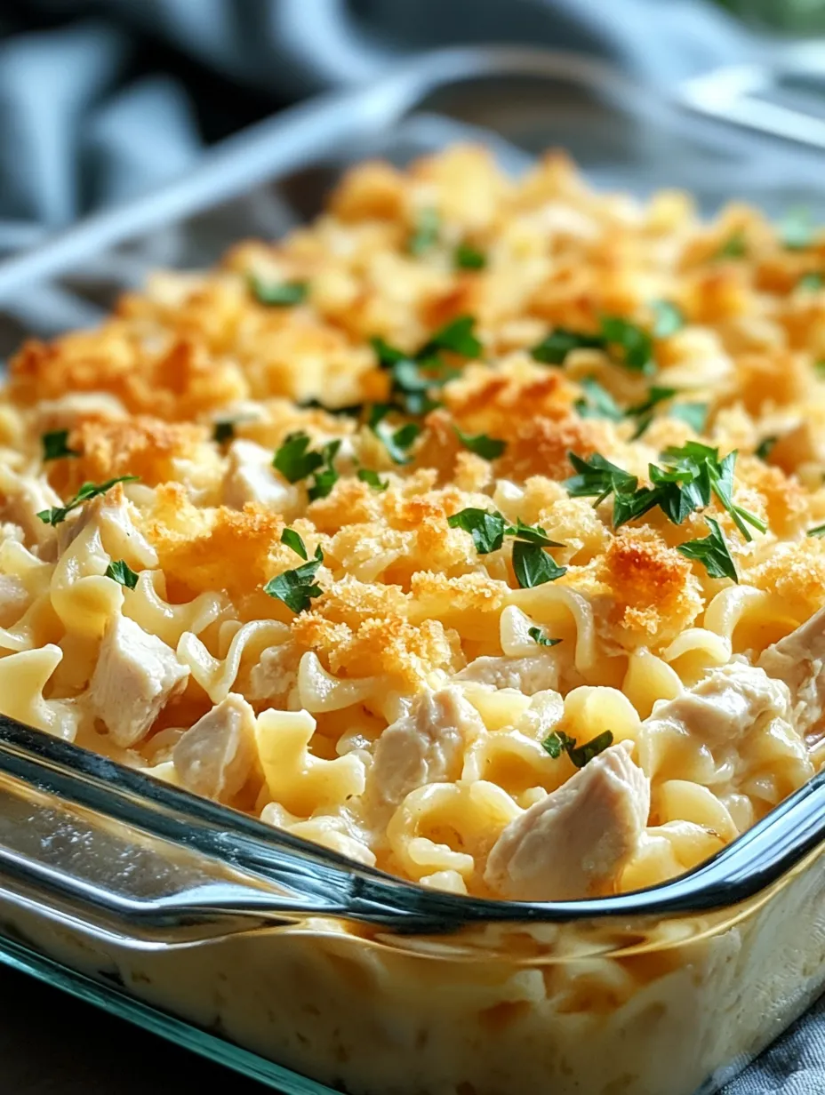 Easy Chicken Noodle Casserole