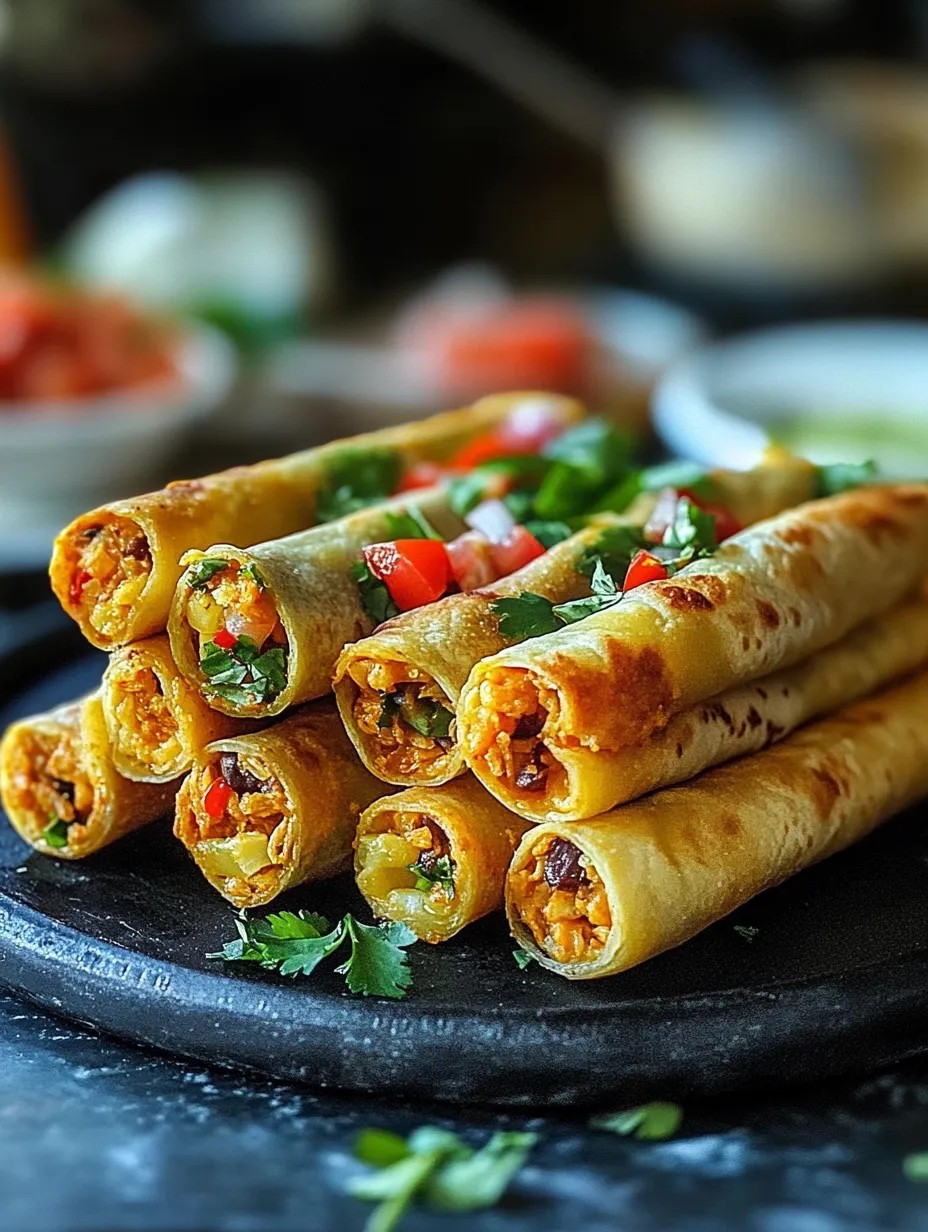 Crispy Vegan Taquitos