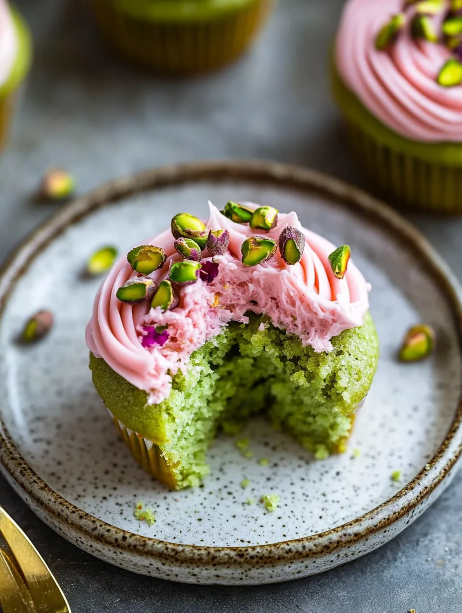 Vegan Mini Rose Cupcakes