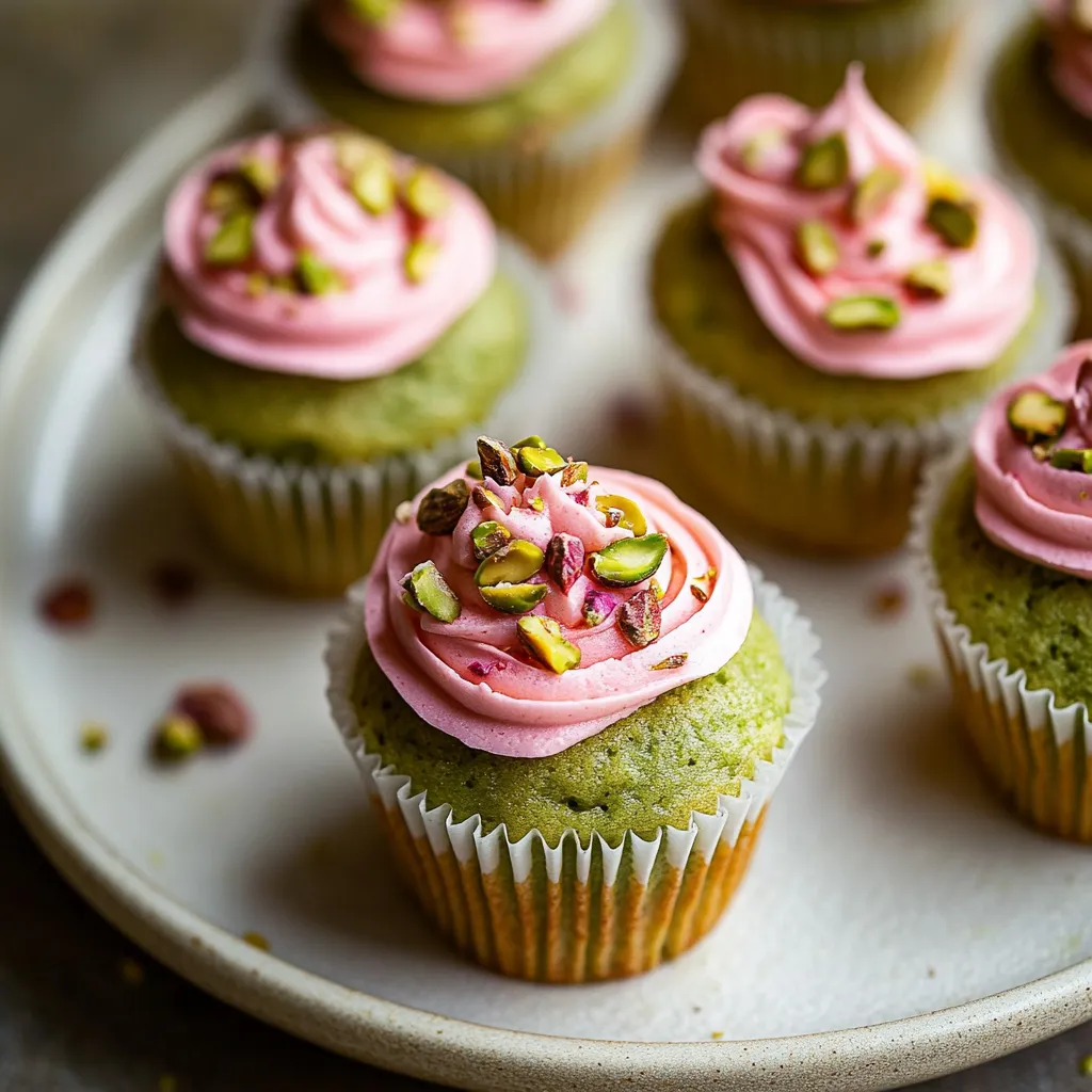 Easy Vegan Mini Rose Cupcakes