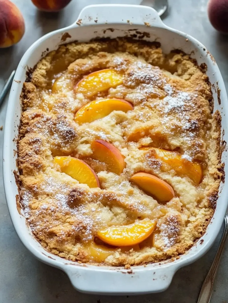Easy Old Fashioned Peach Cobbler