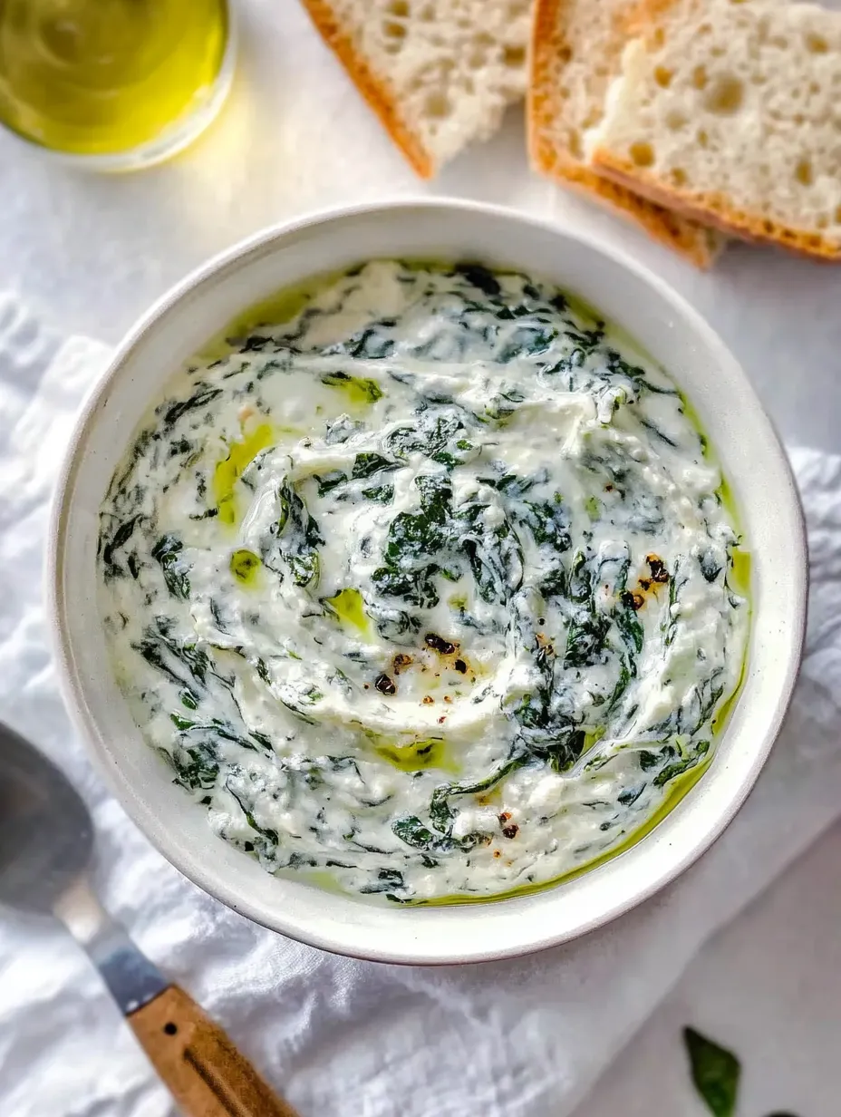 Easy Healthy Spinach Dip