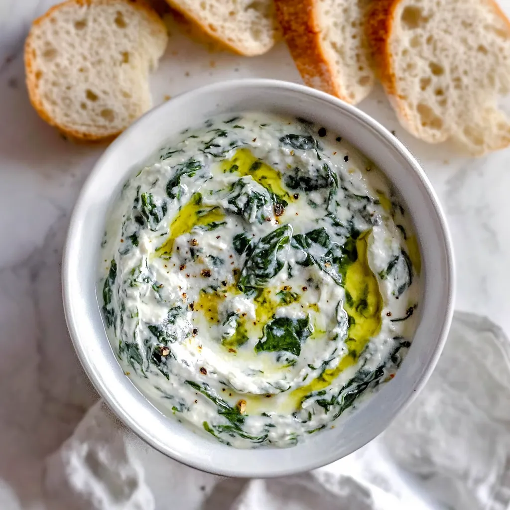 Healthy Spinach Dip Recipe