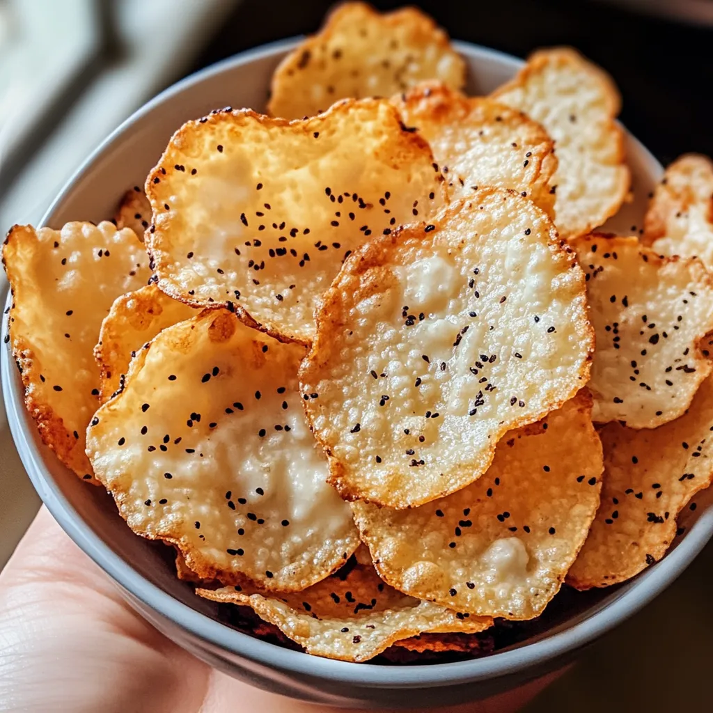 Crispy Cottage Cheese Chips Recipe