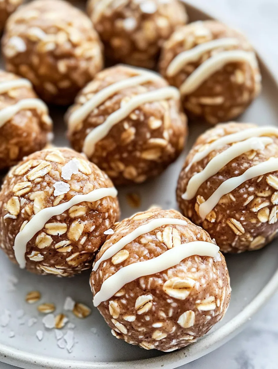 Cinnamon Roll Protein Bites