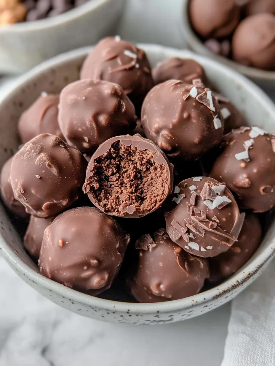 Easy Vegan Chickpea Truffles