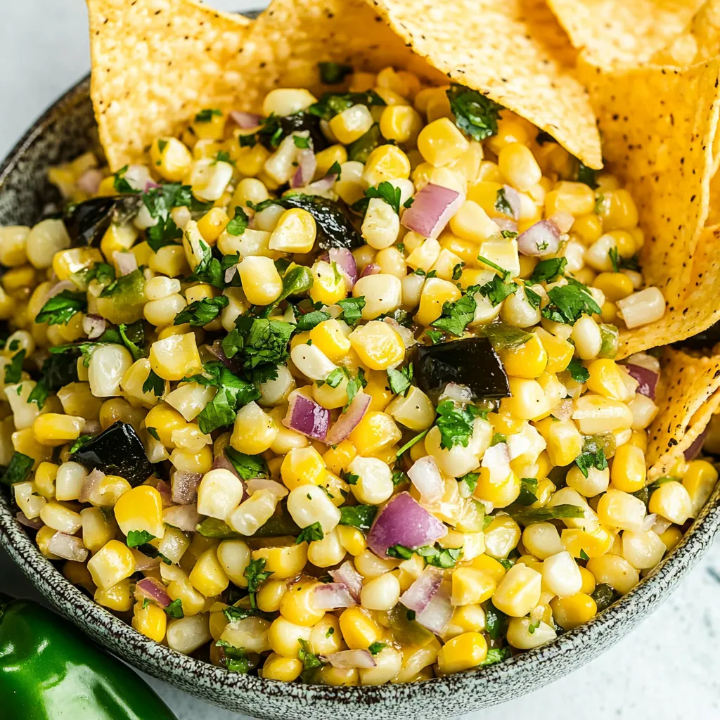 Fresh Roasted Corn Salsa Recipe