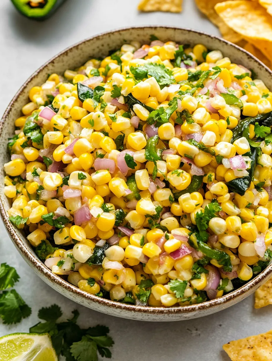 Fresh Roasted Corn Salsa