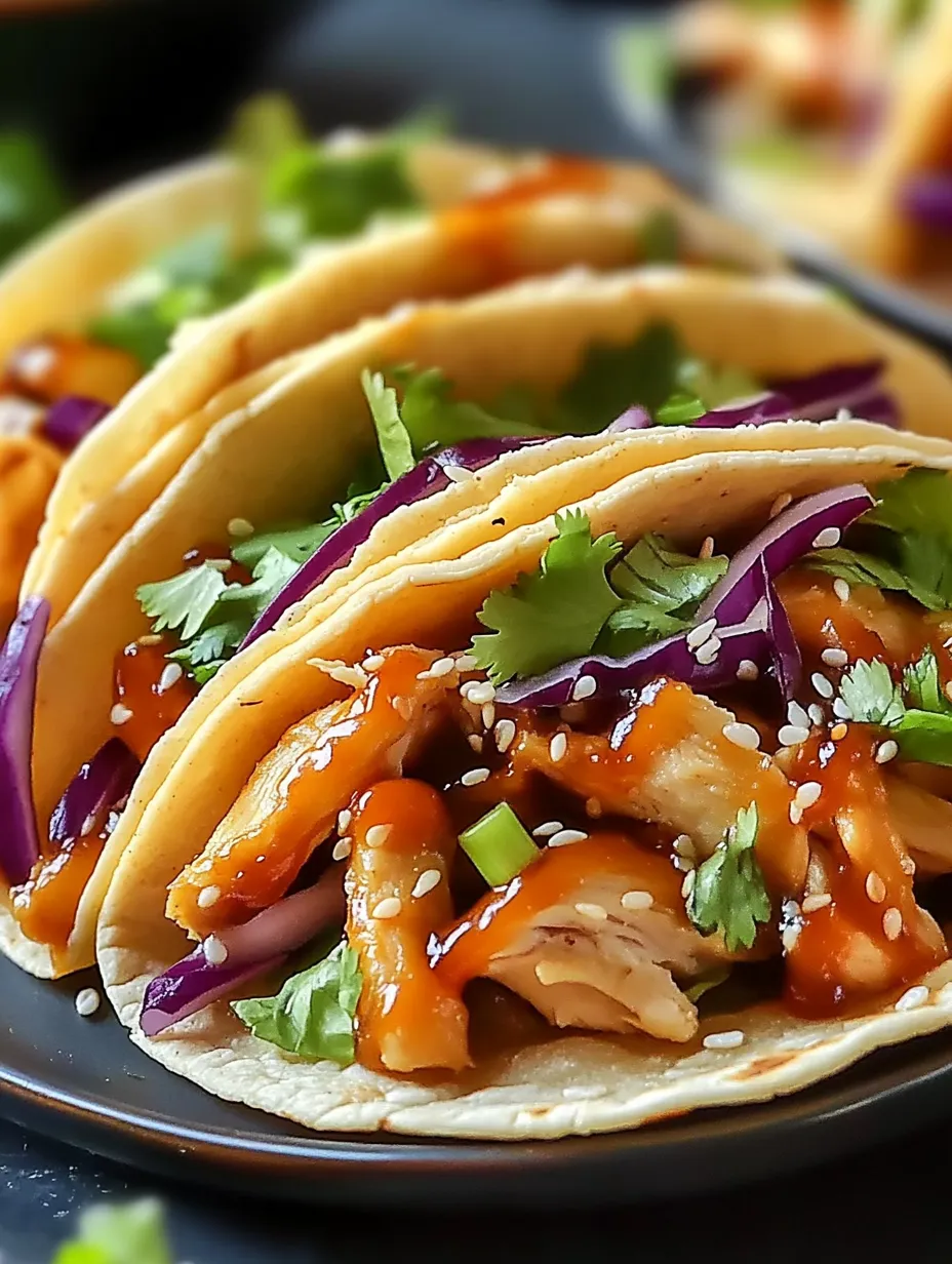 Crispy Asian Chicken Wonton Tacos