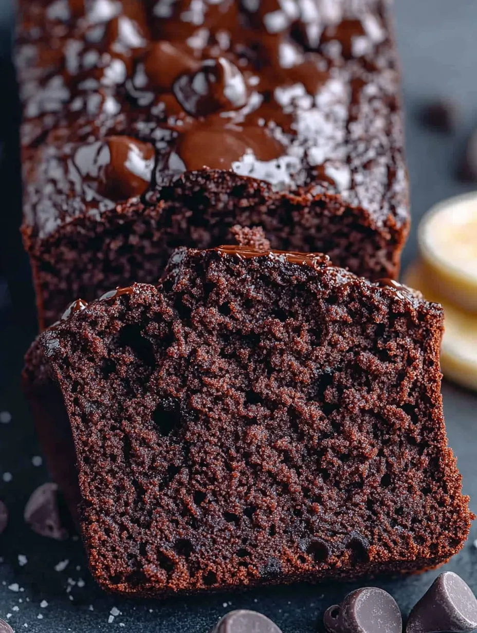 Easy Chocolate Espresso Banana Bread