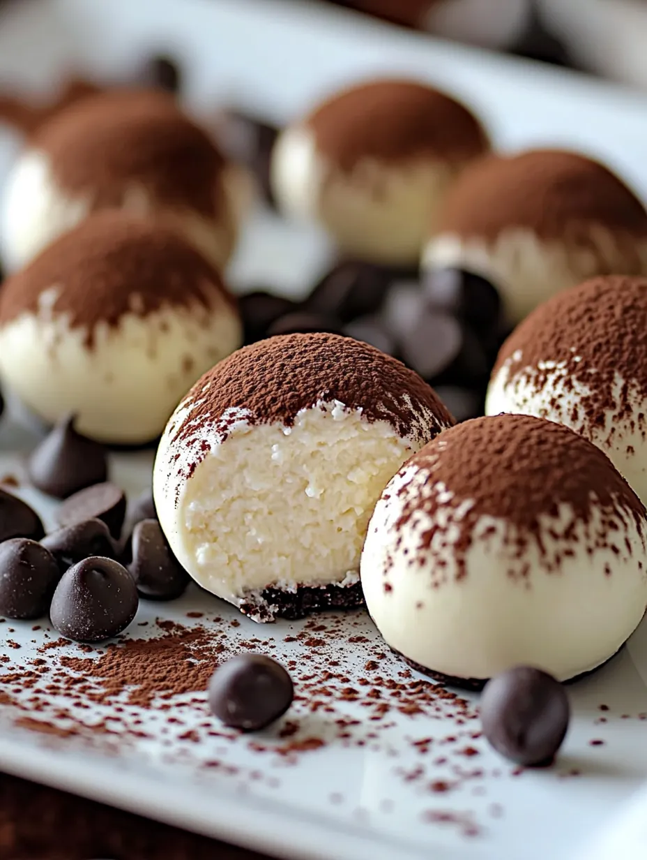 Easy Tiramisu Truffles