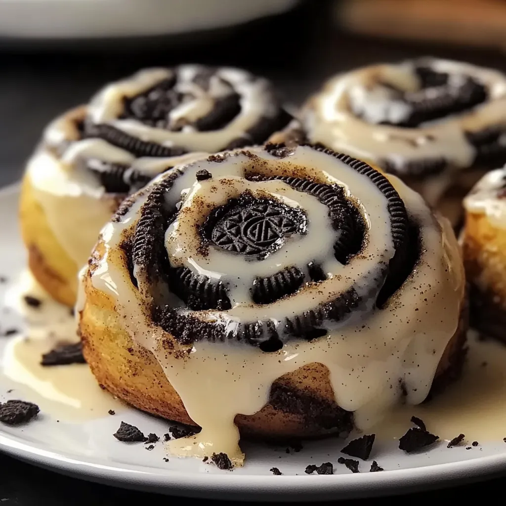 Oreo Stuffed Cinnamon Rolls Recipe