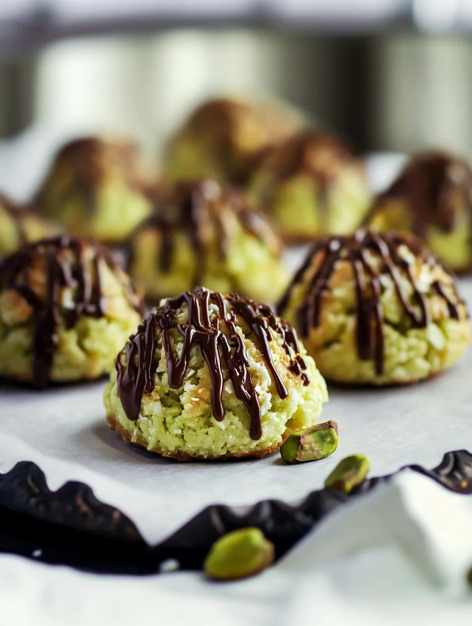 Pistachio Coconut Macaroons Recipe