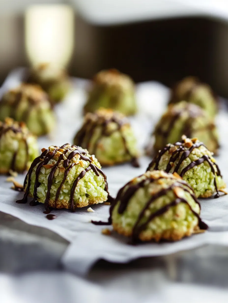 Pistachio Coconut Macaroons
