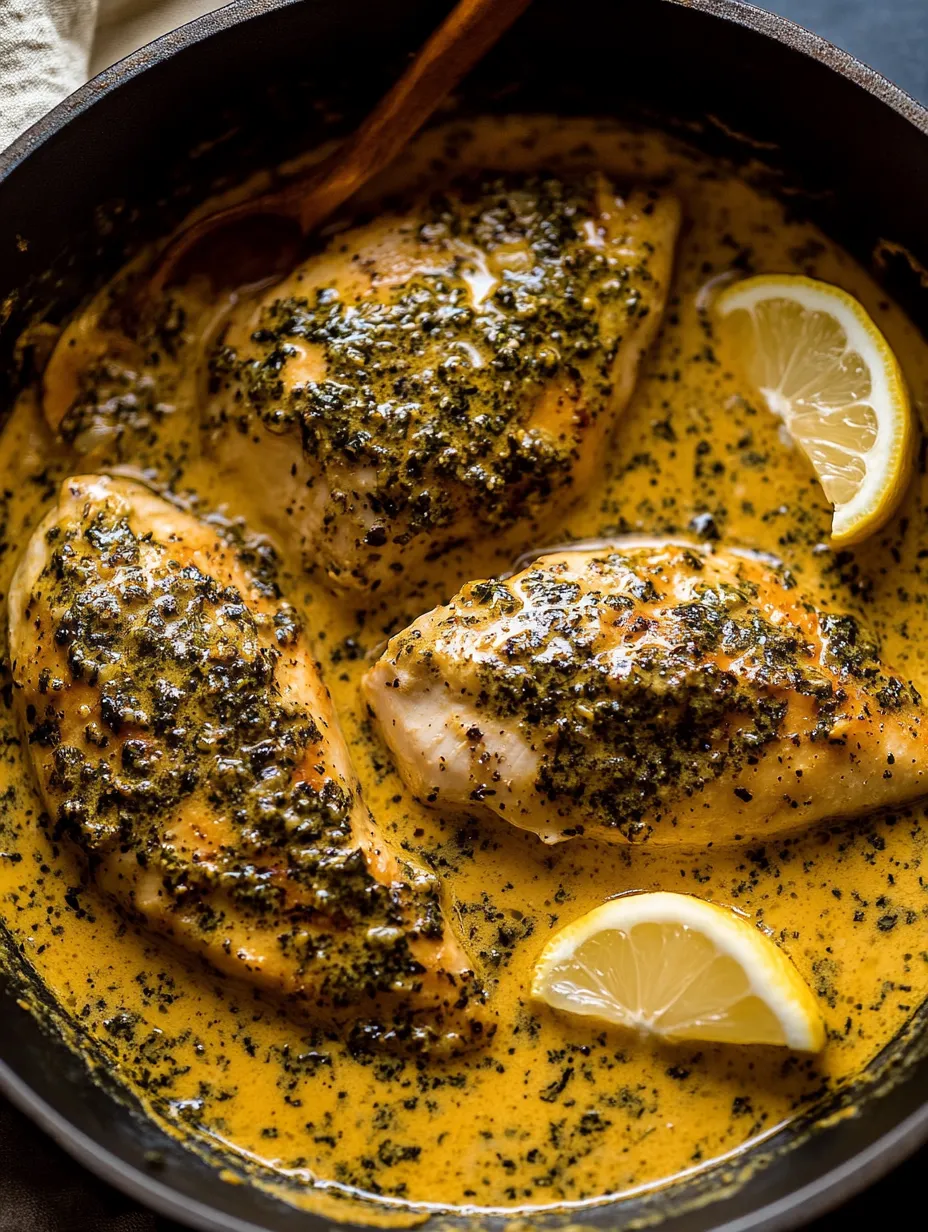 Creamy Lemon Herb Parmesan Chicken