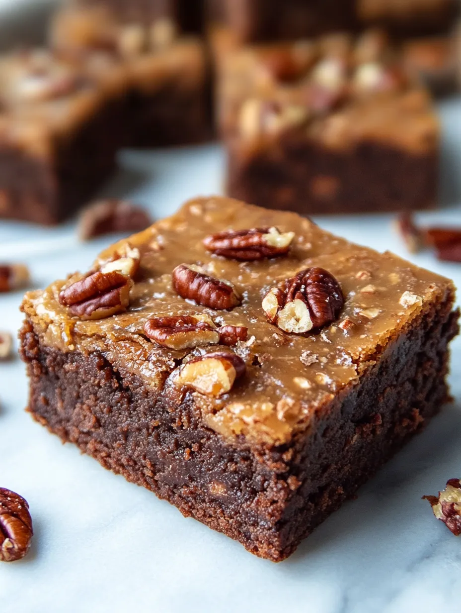 Healthy Caramel Pecan Brownies Recipe