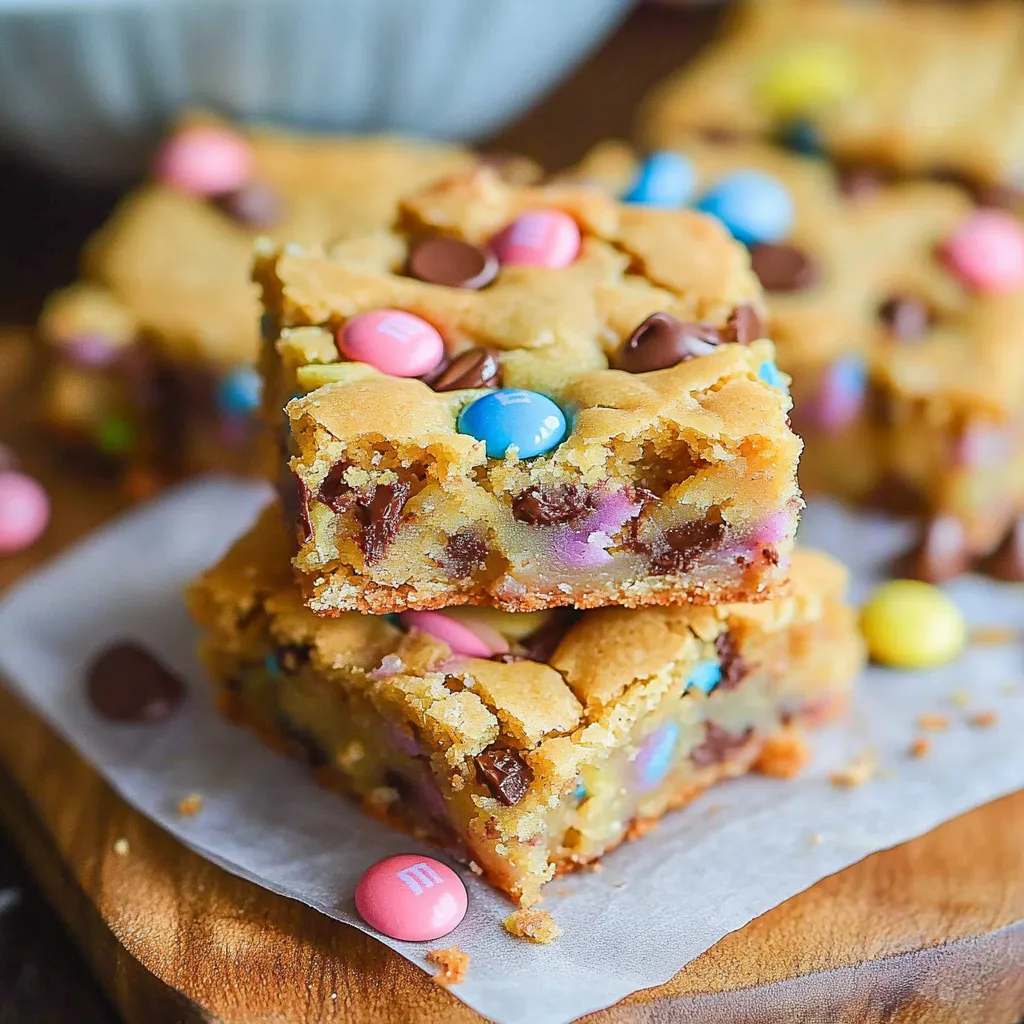 Easy Easter Cake Mix Cookie Bars