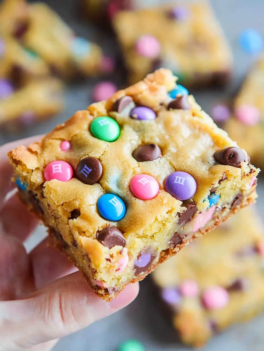 Easter Cake Mix Cookie Bars