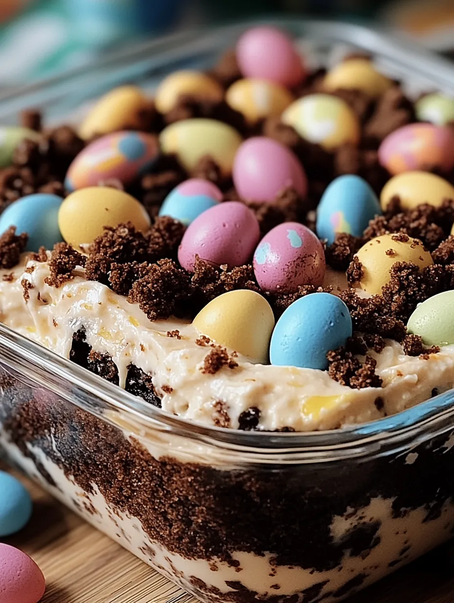No-Bake Easter Dirt Cake Casserole Recipe