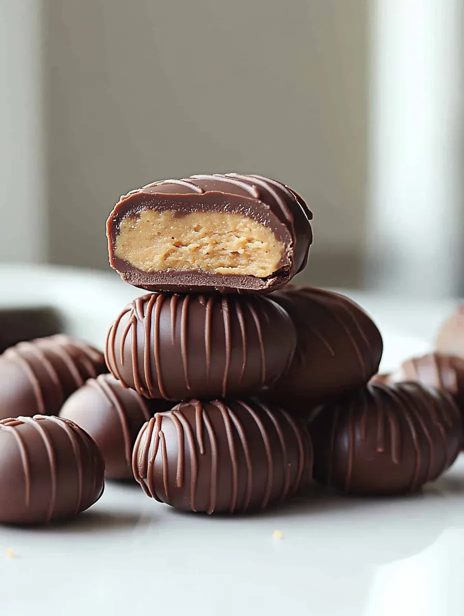 Healthy Homemade Peanut Butter Eggs