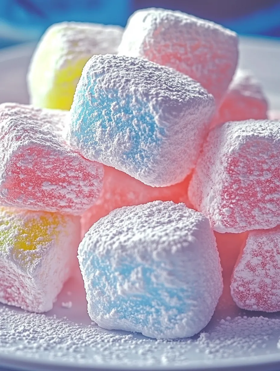 Easy Cotton Candy Marshmallows