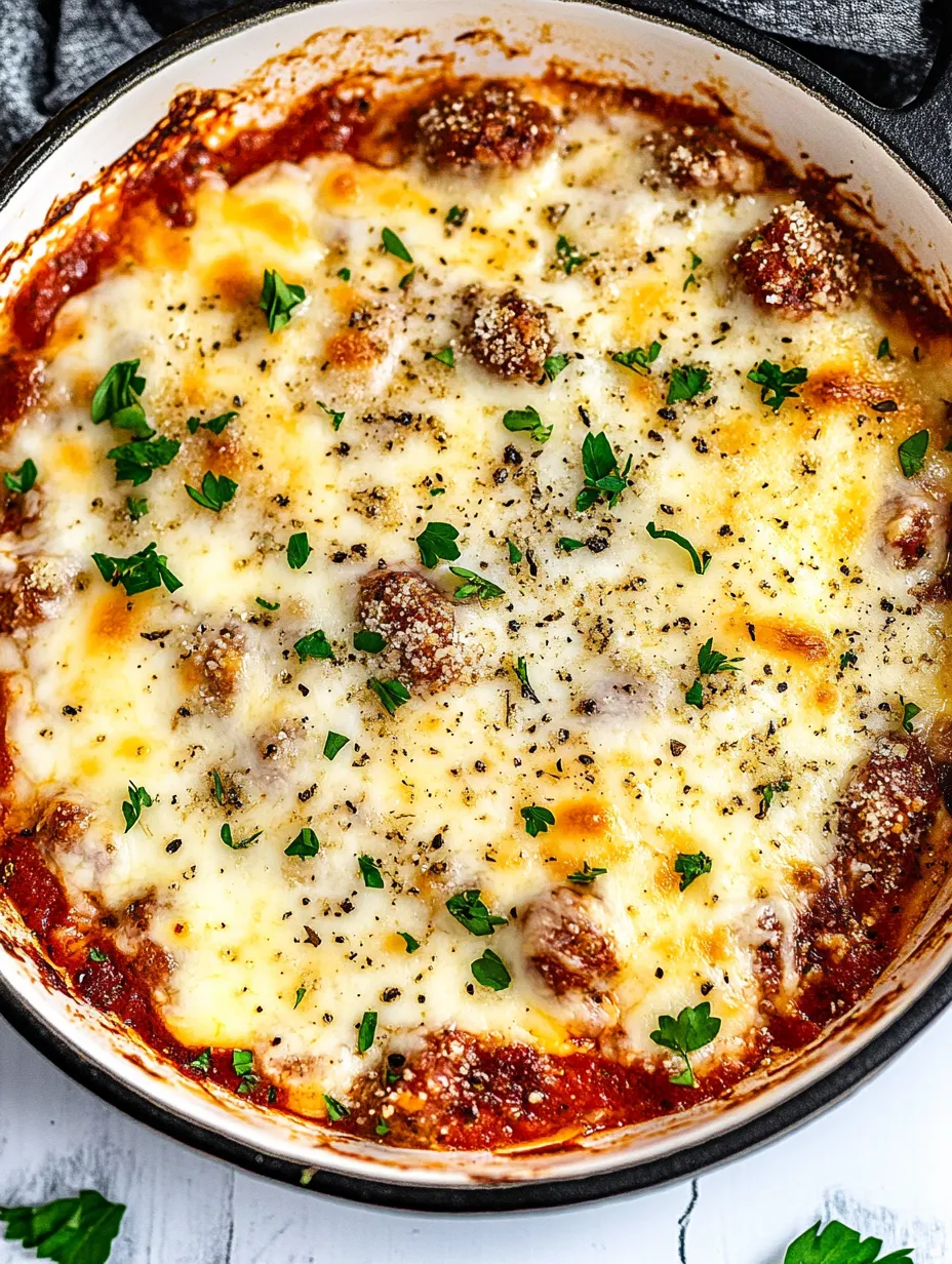 Cheesy Baked Italian Sausage