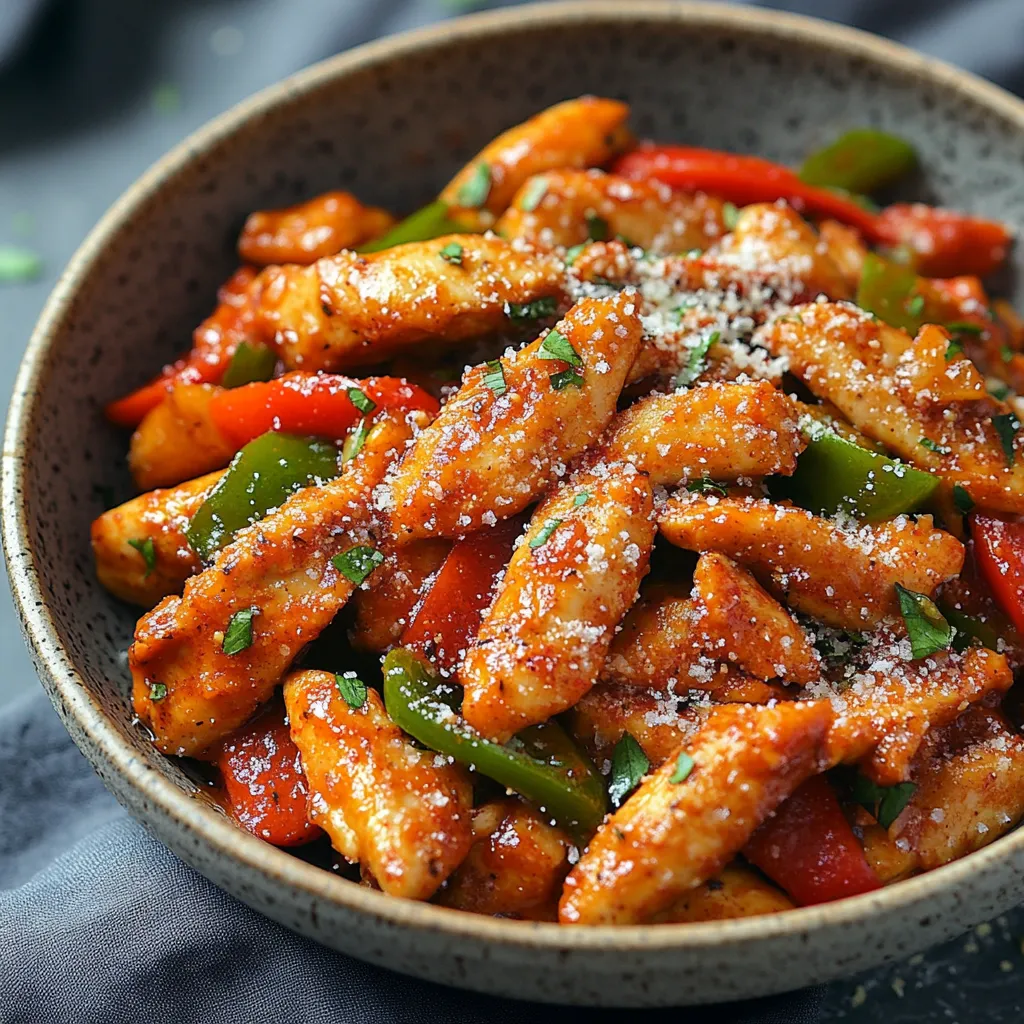 Quick Spicy Chili Chicken Stir Fry